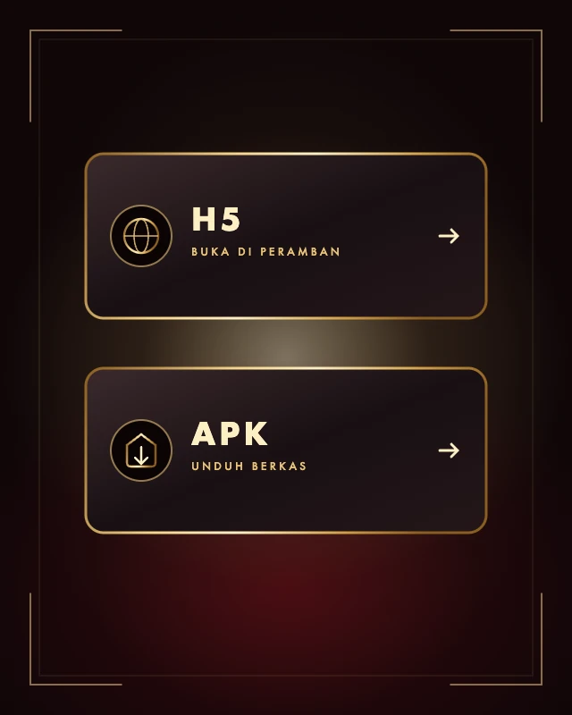Ilustrasi orisinal dua kartu rute 3126: kartu H5 dengan ikon peramban dan kartu APK dengan ikon berkas unduhan